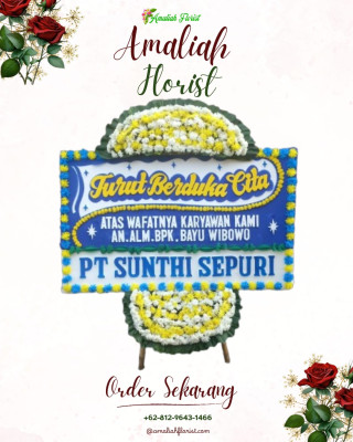 Papan Bunga Duka di Karangsembung