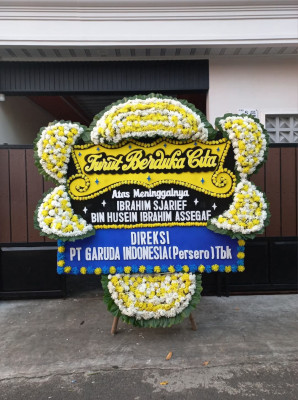 Papan Bunga Duka di Karangsembung